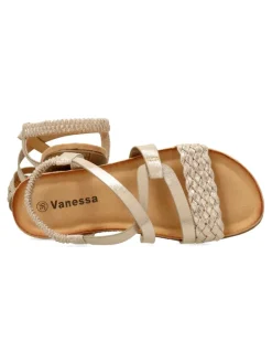 Outlet VANESSA CALZADOS VANESSA Sandalia confort pala trenzada