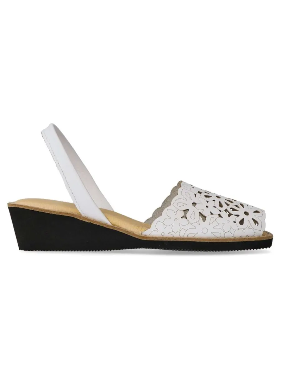 Sale VANESSA CALZADOS VANESSA Sandalia menorquina piel troquelada