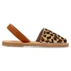 Sale VANESSA CALZADOS VANESSA Sandalia menorquina print leopardo