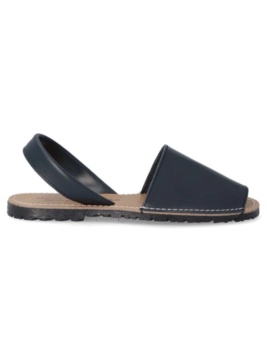 Sale VANESSA CALZADOS VANESSA Sandalia menorquina de piel IBI 550 MARINO