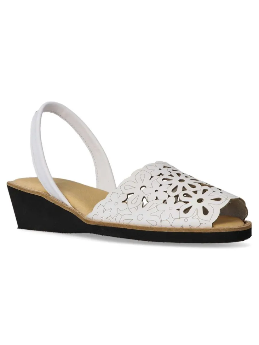 Sale VANESSA CALZADOS VANESSA Sandalia menorquina piel troquelada
