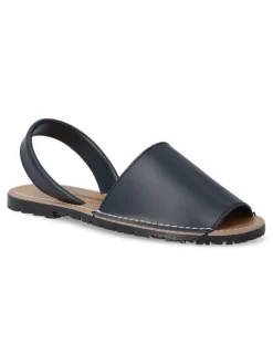 Sale VANESSA CALZADOS VANESSA Sandalia menorquina de piel IBI 550 MARINO
