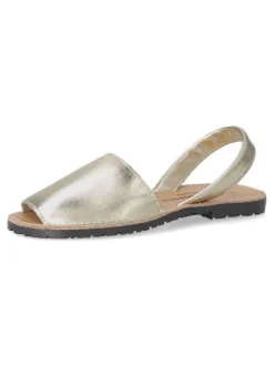 Sale VANESSA CALZADOS VANESSA Sandalia menorquina de piel IBI 550 PLATINO