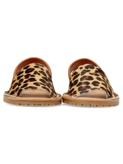 Sale VANESSA CALZADOS VANESSA Sandalia menorquina print leopardo