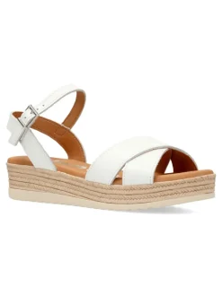 Sale PEKE'S by Vanessa VANESSA Sandalia piel blanca confort niña