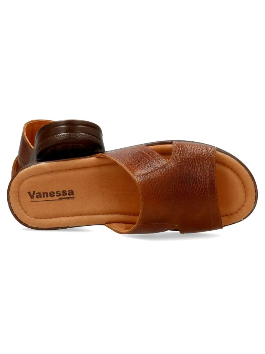 Discount VANESSA CALZADOS VANESSA Sandalia piel cómoda hombre