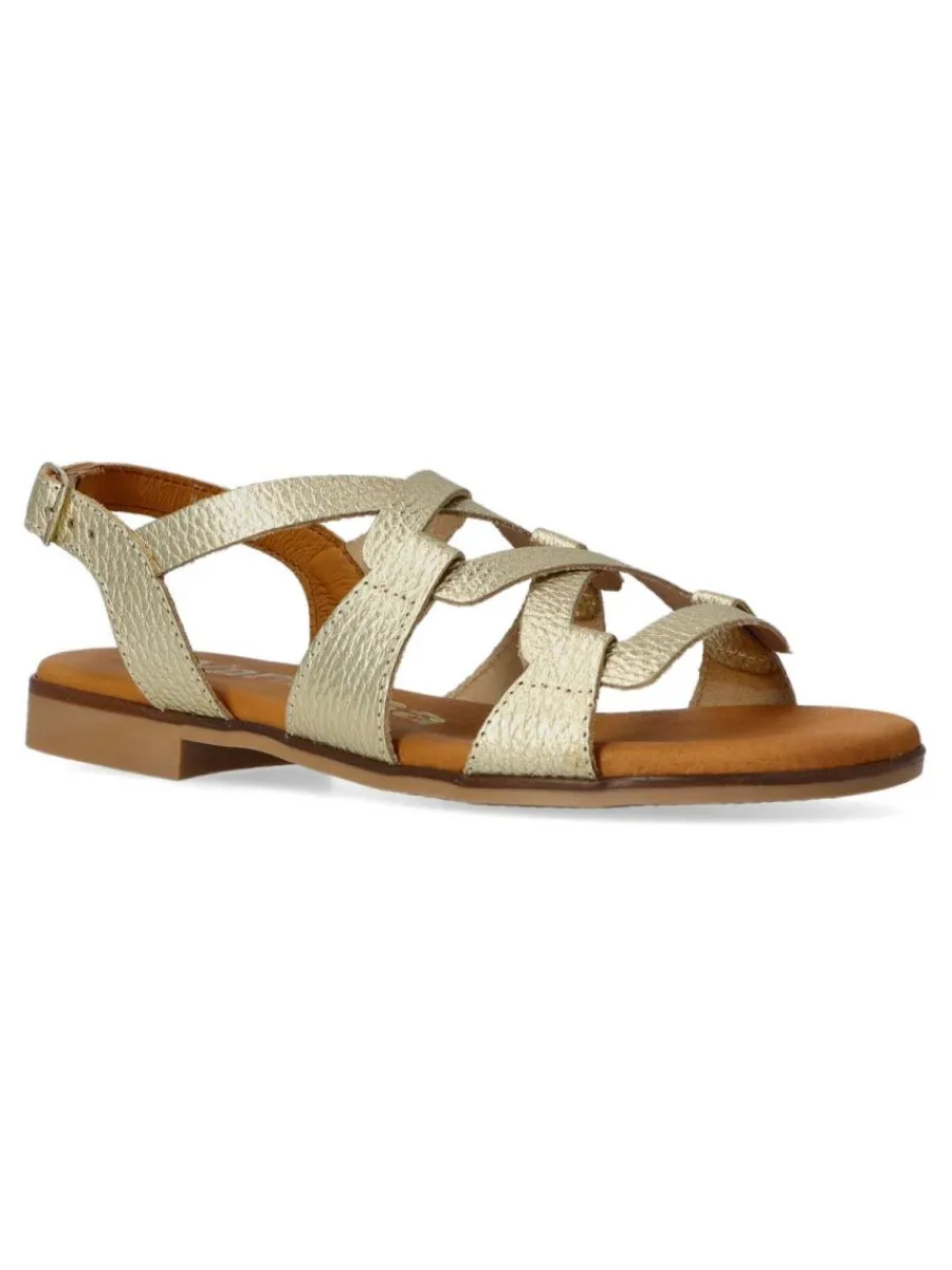 Online VANESSA CALZADOS VANESSA Sandalia plana piel tiras cruzadas