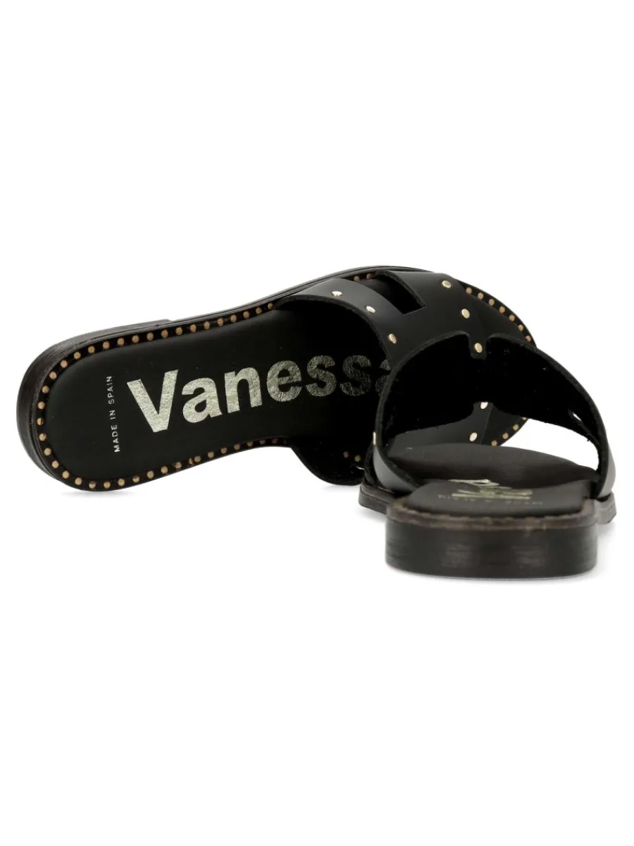 Hot VANESSA CALZADOS VANESSA Sandalia plana tachas piel confort