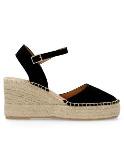 Online VANESSA CALZADOS VANESSA Sandalia valenciana piel serraje negro