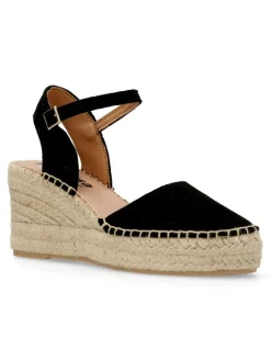 Online VANESSA CALZADOS VANESSA Sandalia valenciana piel serraje negro