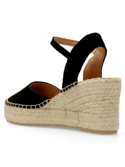 Online VANESSA CALZADOS VANESSA Sandalia valenciana piel serraje negro