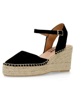 Online VANESSA CALZADOS VANESSA Sandalia valenciana piel serraje negro