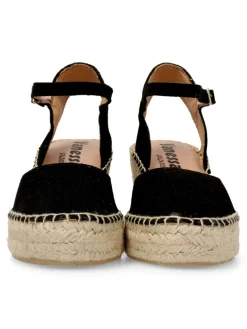 Online VANESSA CALZADOS VANESSA Sandalia valenciana piel serraje negro