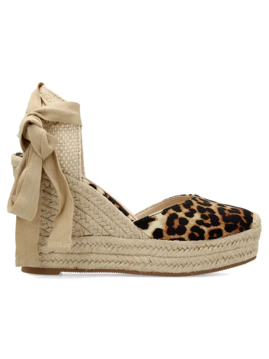 Best VANESSA CALZADOS VANESSA Valenciana cintas estampado leopardo