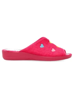 Discount VANESSA CALZADOS VANESSA Zapatilla de casa bordado corazones