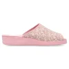 Best VANESSA CALZADOS VANESSA Zapatilla de casa pinki estampado hojas