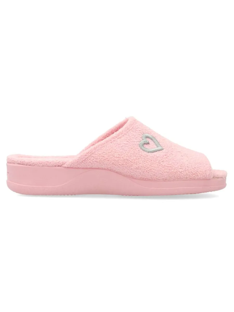 Sale VANESSA CALZADOS VANESSA Zapatilla de casa bordado corazón mujer