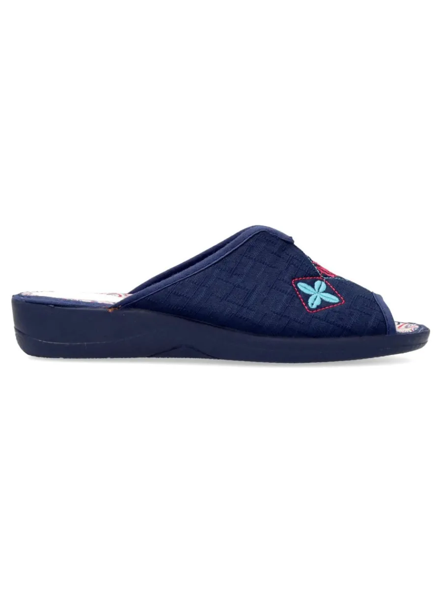 Sale VANESSA CALZADOS VANESSA Zapatilla de casa confort bordado