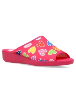 Best VANESSA CALZADOS VANESSA Zapatilla de casa estampado corazones
