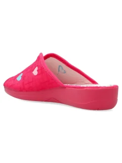 Discount VANESSA CALZADOS VANESSA Zapatilla de casa bordado corazones