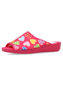 Best VANESSA CALZADOS VANESSA Zapatilla de casa estampado corazones