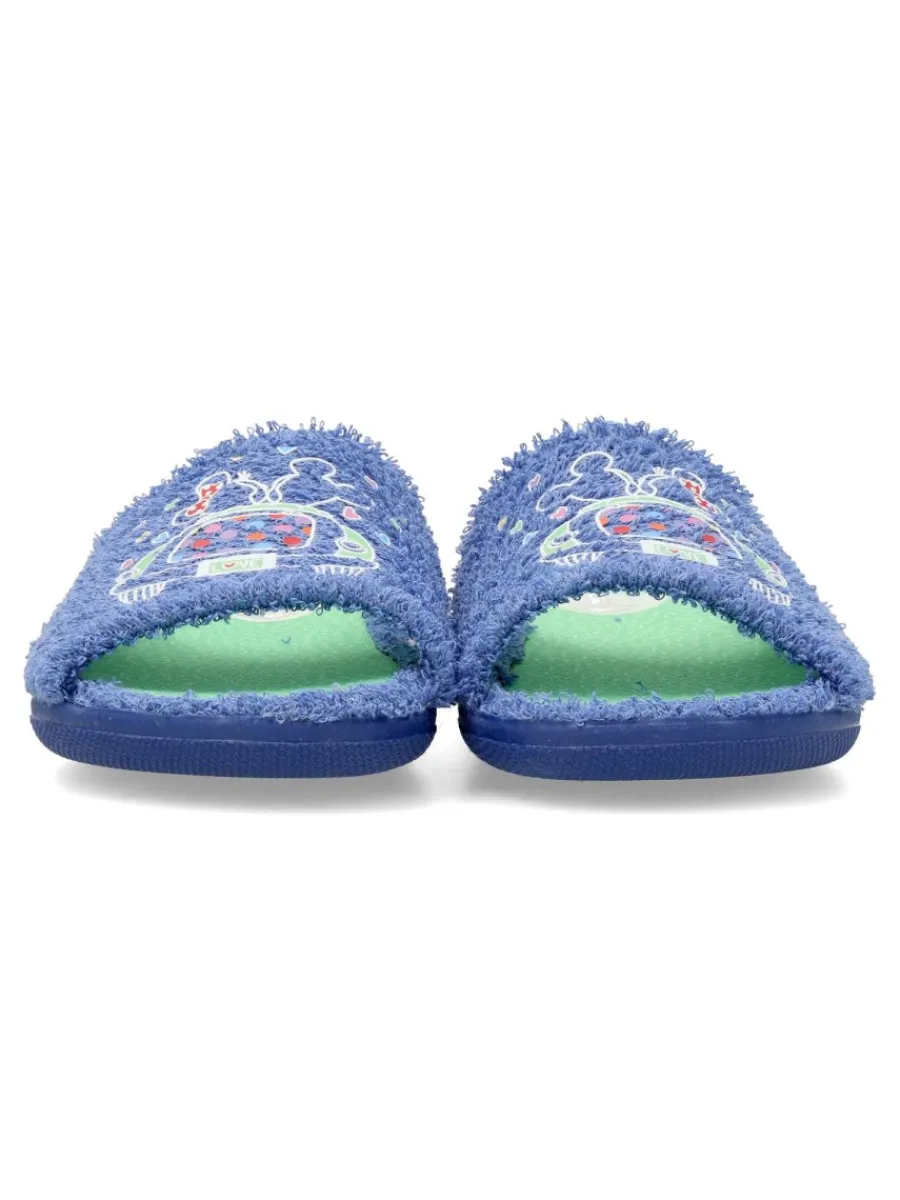 Online VANESSA CALZADOS VANESSA Zapatilla de casa confort textil rizo