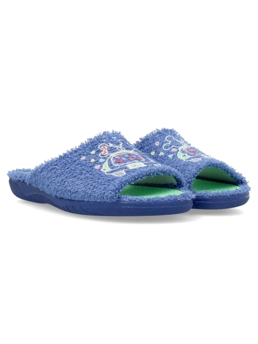 Online VANESSA CALZADOS VANESSA Zapatilla de casa confort textil rizo