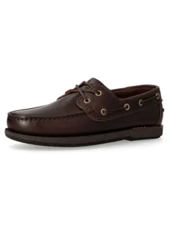 Discount VANESSA CALZADOS VANESSA Zapato náutico de piel hombre SAK 3200 MARRON