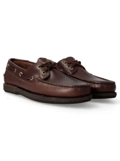 Discount VANESSA CALZADOS VANESSA Zapato náutico de piel hombre SAK 3200 MARRON