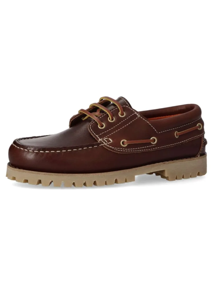Fashion VANESSA CALZADOS VANESSA Zapato náutico piel hombre SAK 252F MARRON