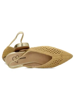 Clearance VANESSA CALZADOS VANESSA Zapato salón plano metalizado