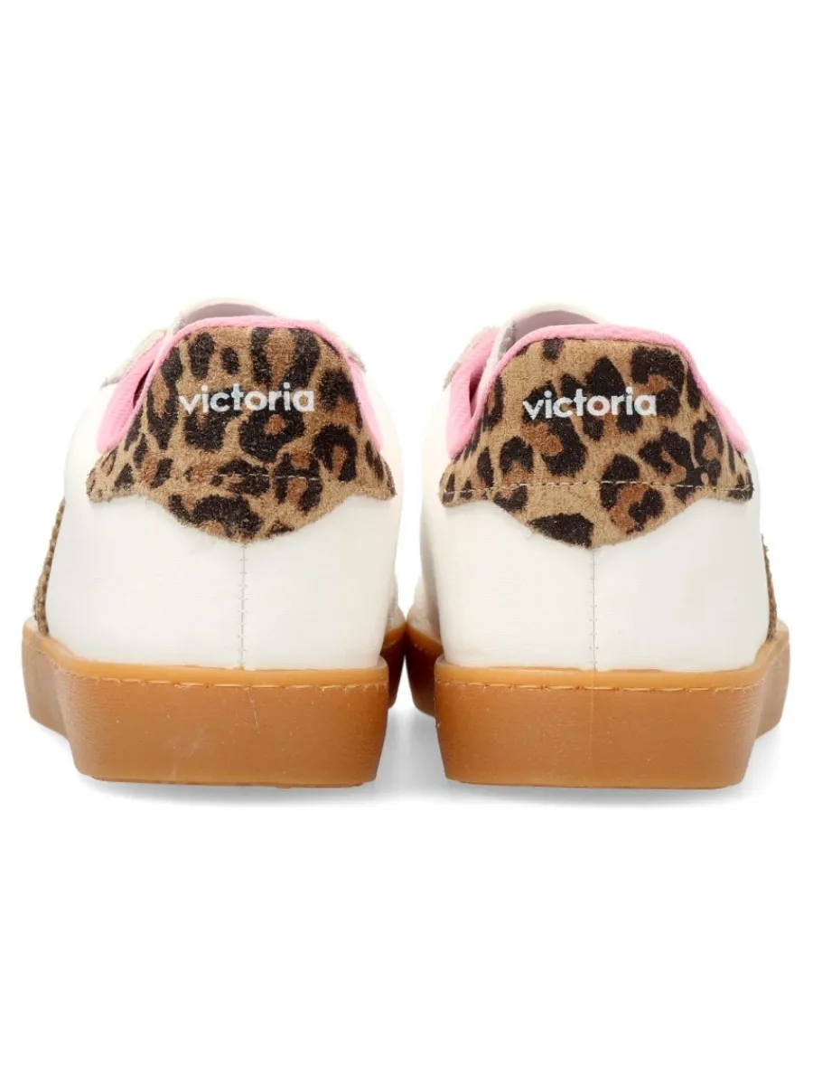 Discount VICTORIA Zapatilla deportiva casual print leopardo