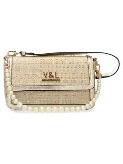 Fashion VICTORIO & LUCC Bolso bandolera rafia solapa Ona