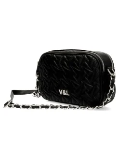 Best VICTORIO & LUCC Bolso bandolera acolchada negra Pia