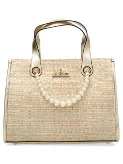 New VICTORIO & LUCC Bolso shopper rafia dos asas Ona