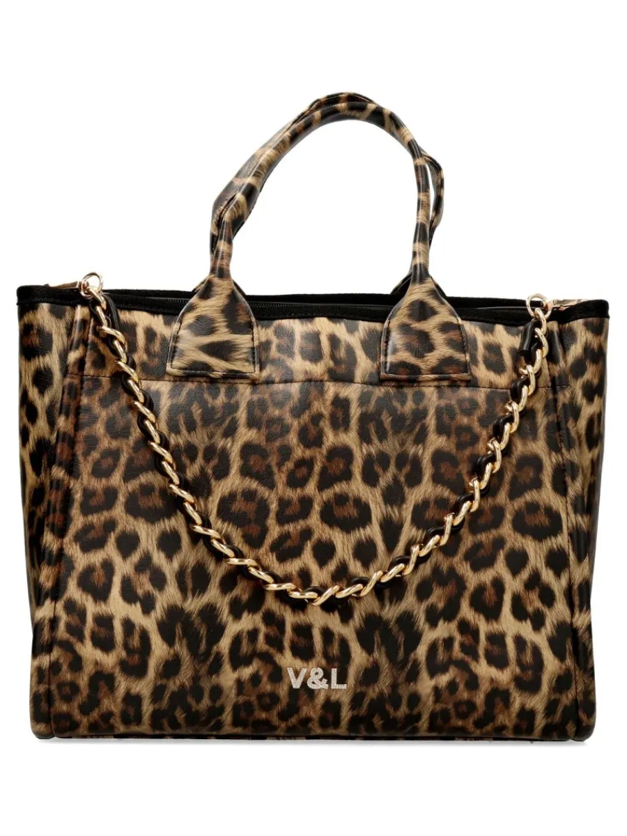Best VICTORIO & LUCC Bolso shopper print leopardo Fay