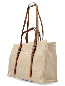 Outlet VICTORIO & LUCC Bolso shopper natural cuero Paz
