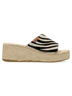 New VIDORRETA Alpargata zueco estampado cebra