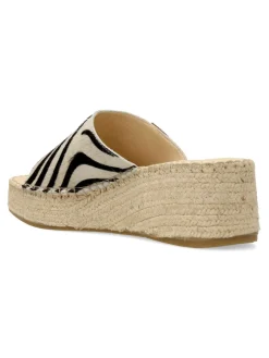 New VIDORRETA Alpargata zueco estampado cebra