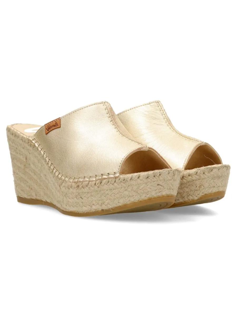 Clearance VIDORRETA Sandalia zueco cuña esparto mujer