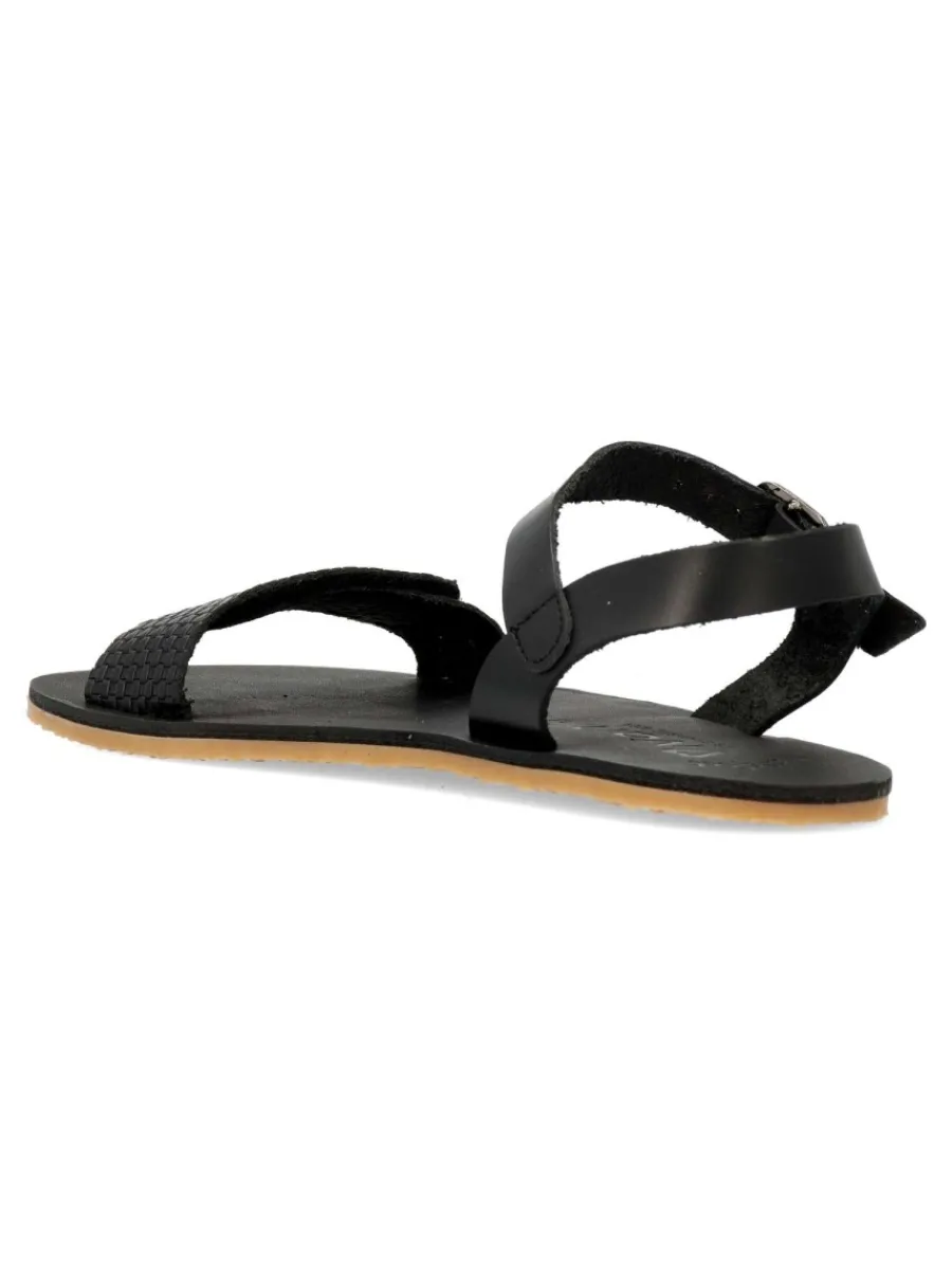 Hot VIVANT Sandalia respetuosa negra confort
