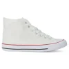 Outlet VVNN Bota de lona casual hombre BOL HB0357 BLANCO