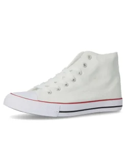 Outlet VVNN Bota de lona casual hombre BOL HB0357 BLANCO