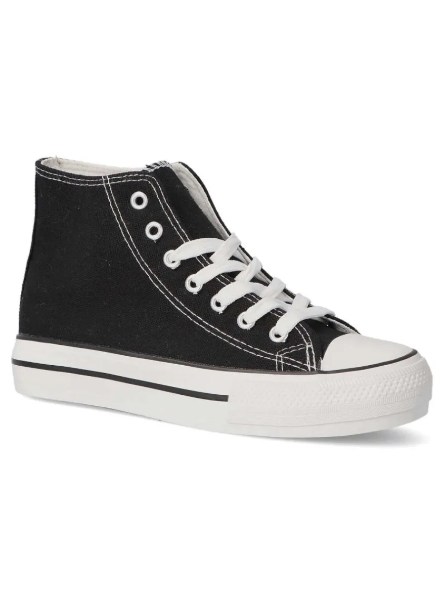 Outlet VVNN Bota sneakers casual mujer BOL ABX0262 NEGRO