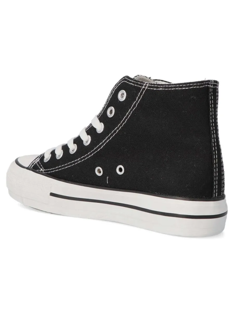 Outlet VVNN Bota sneakers casual mujer BOL ABX0262 NEGRO