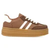 Fashion VVNN Deportiva tenis casual suela caramelo