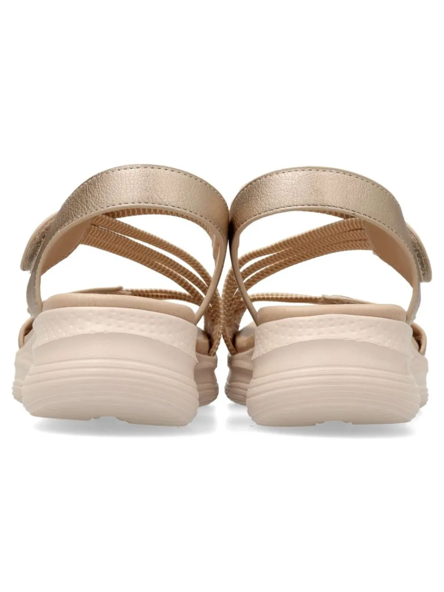 New VVNN Sandalia casual elásticos confort mujer
