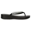 Clearance VVNN Sandalia chancla dedo negra