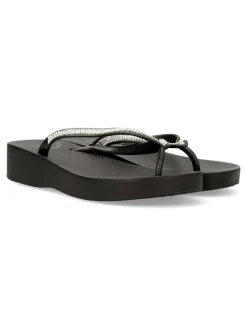 Clearance VVNN Sandalia chancla dedo negra