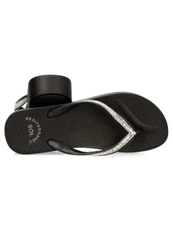 Clearance VVNN Sandalia chancla dedo negra